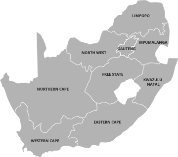 Map of South Africa